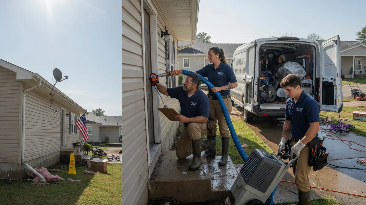 Ceiling Water Damage Restoration in Chickasaw, OH near me
